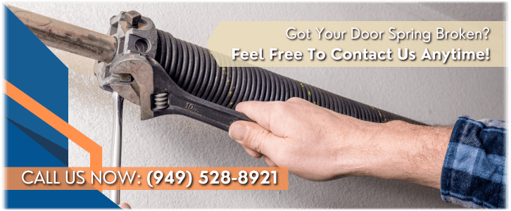 Broken Garage Door Spring Repair San Clemente CA